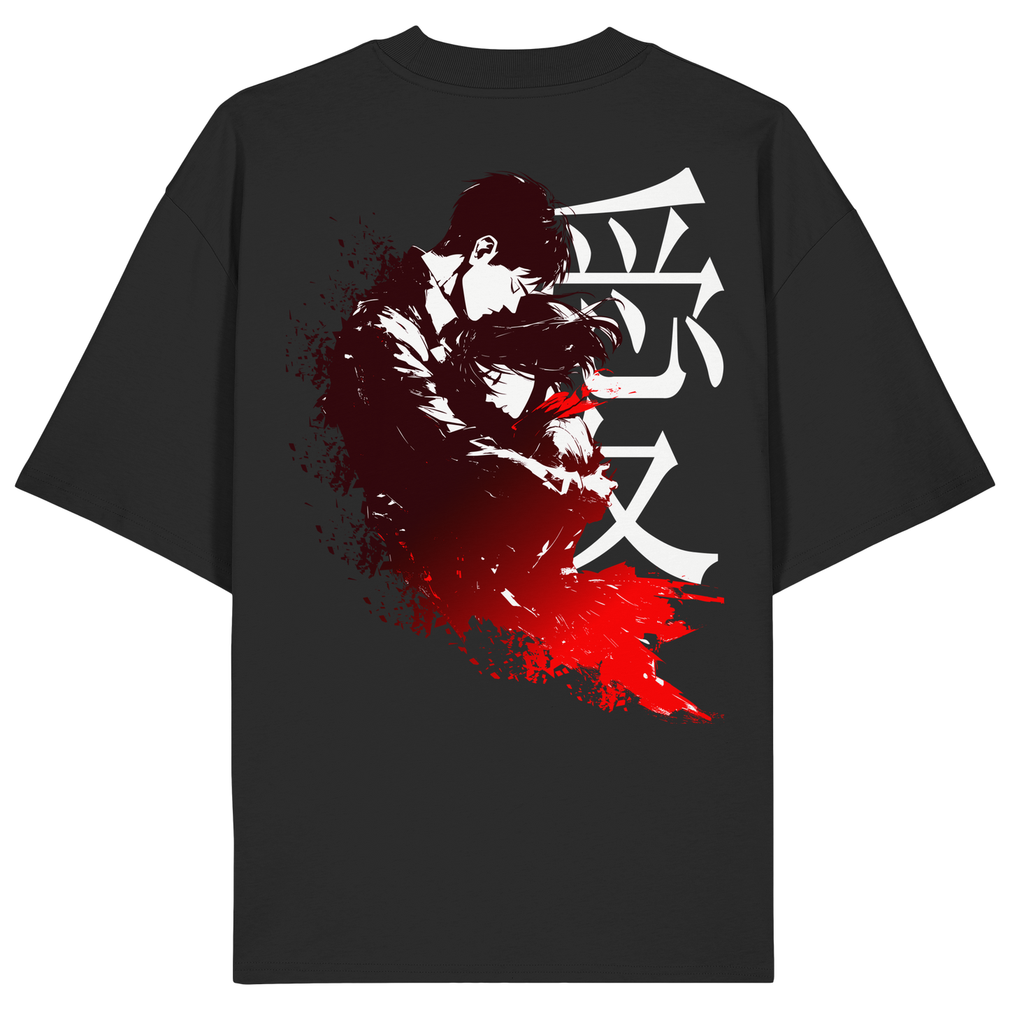 "Bound by Fate" Back Organic Oversized Shirt