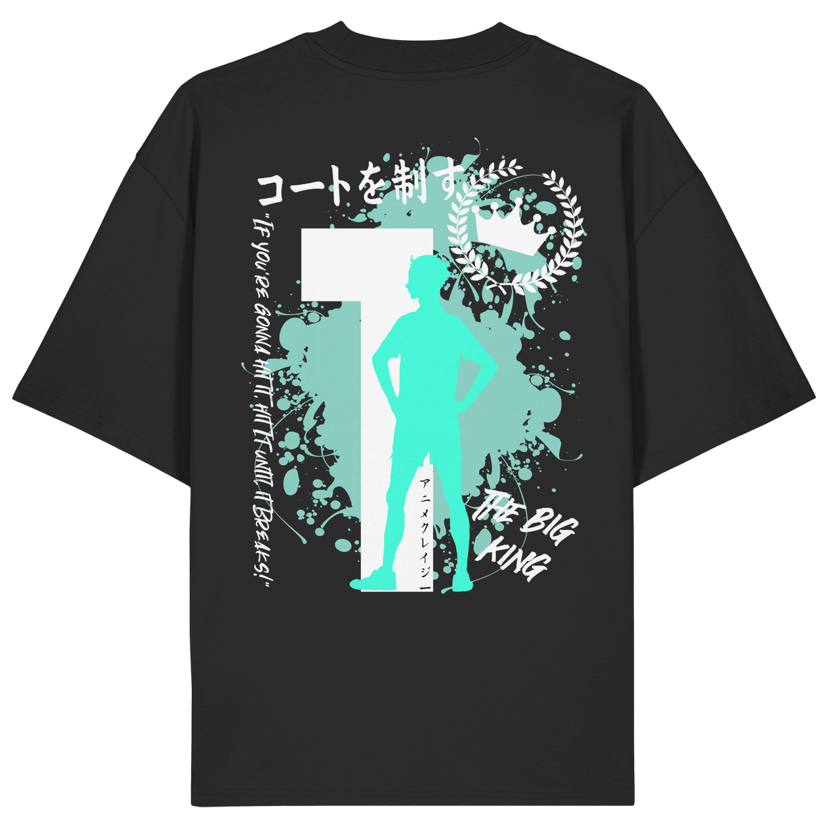 "The Big King" Back Organic Oversize Shirt