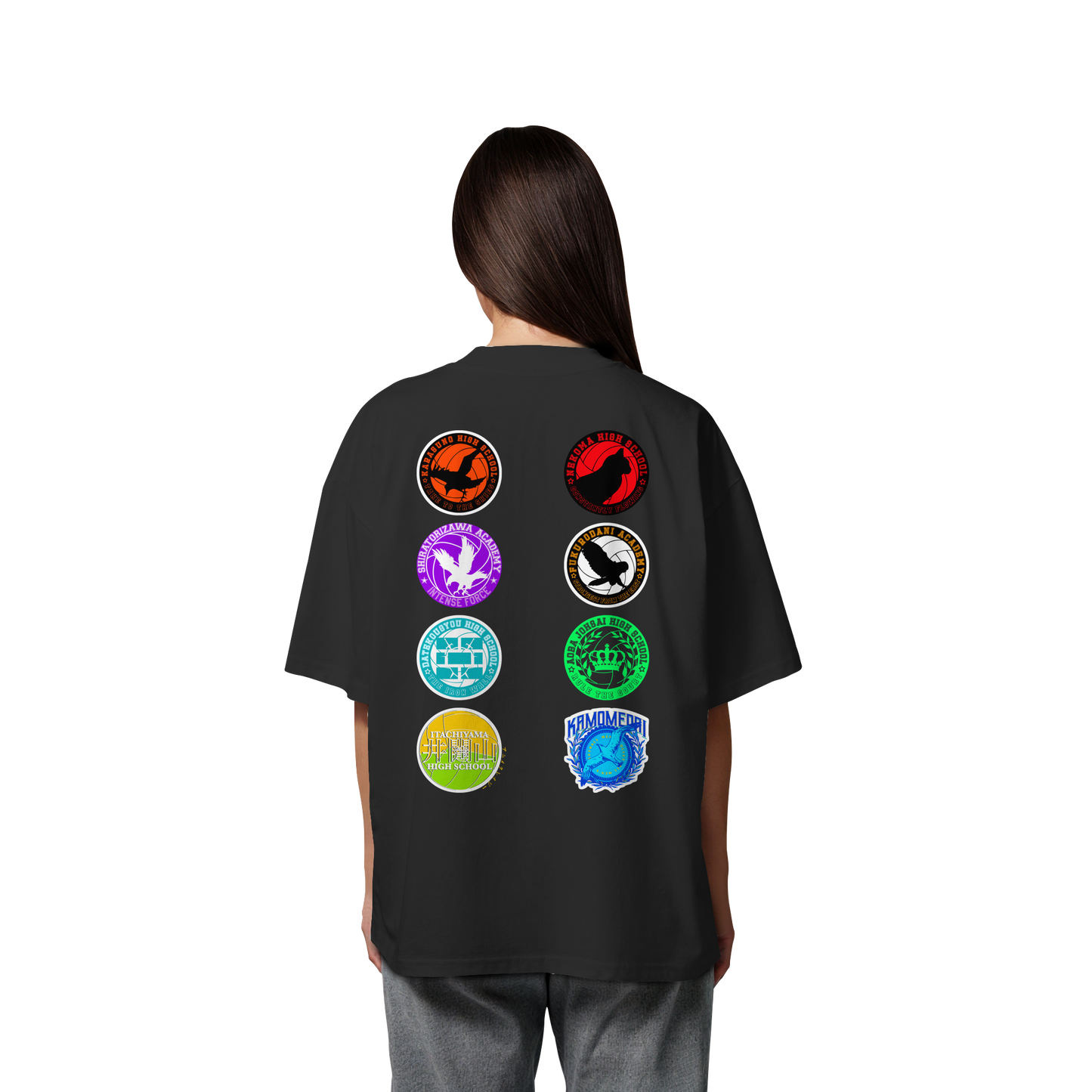 "Ascension Marks" Back Organic Oversize Shirt