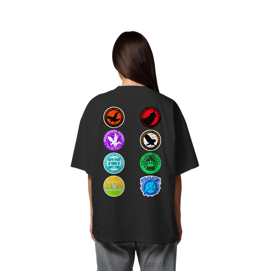 "Ascension Marks" Back Organic Oversize Shirt