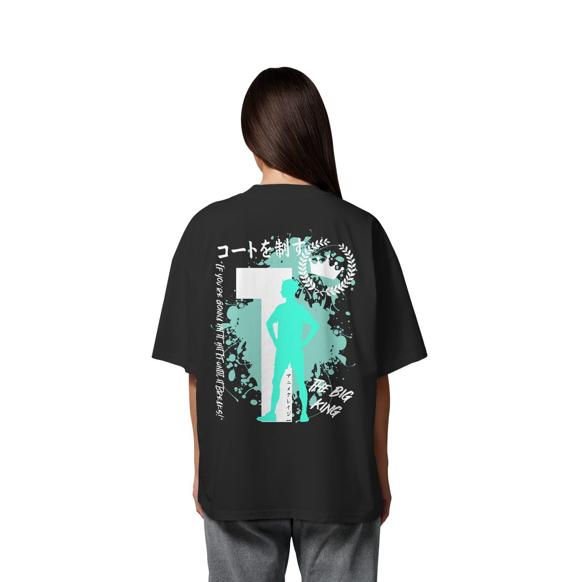 "The Big King" Back Organic Oversize Shirt