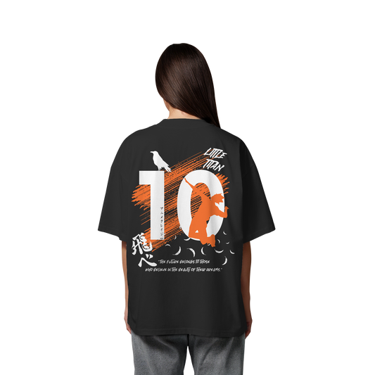 "Little Titan" Back Organic Oversize Shirt