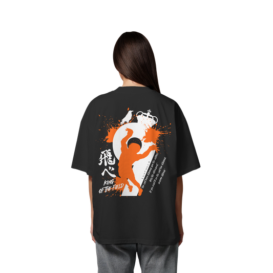 "King Of The Field 2.0" Back Organic Oversize Shirt