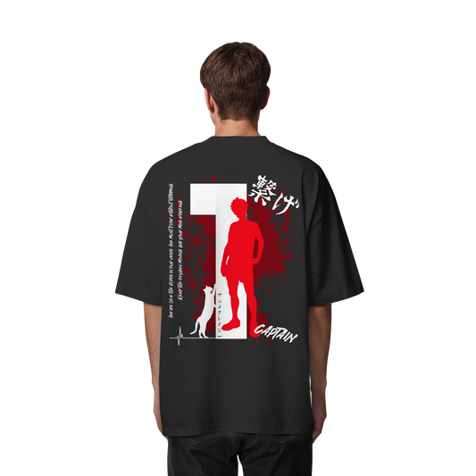 "Captain" Back Organic Oversize Shirt