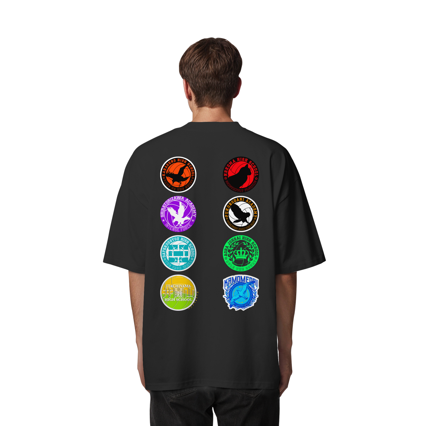 "Ascension Marks" Back Organic Oversize Shirt