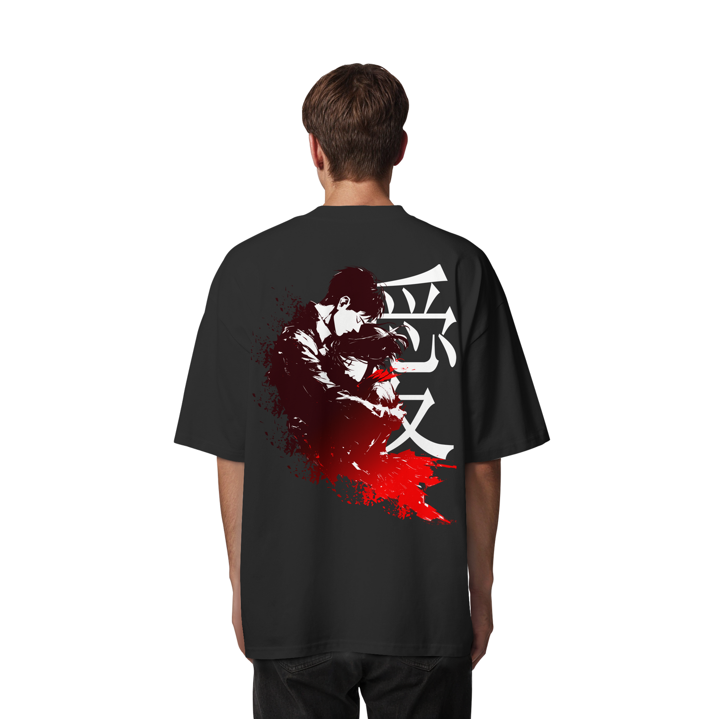 "Bound by Fate" Back Organic Oversized Shirt