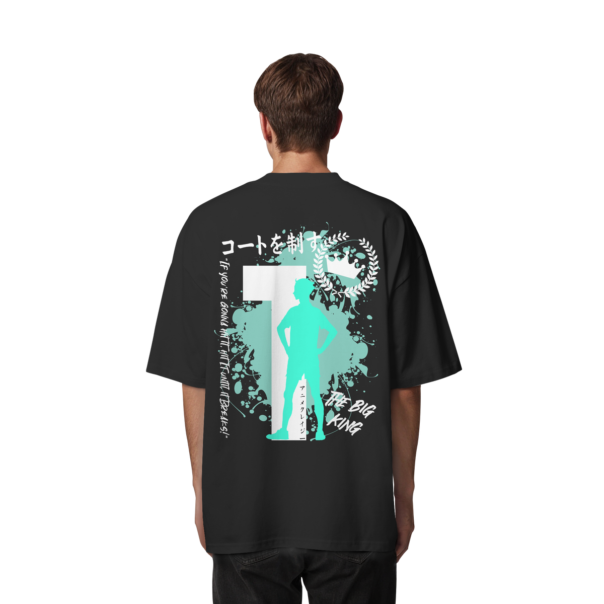 "The Big King" Back Organic Oversize Shirt