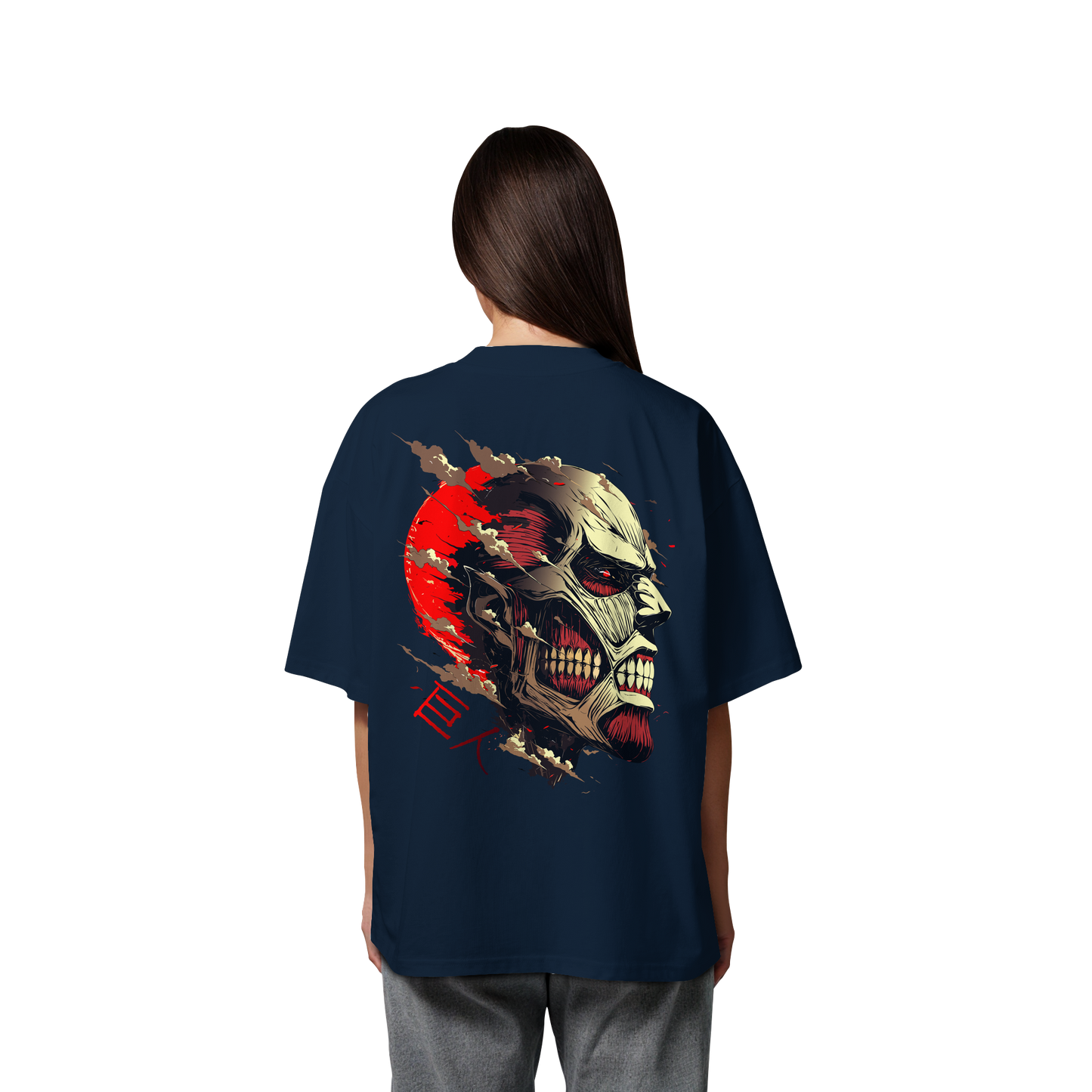 "Titan" Back Organic Oversized Shirt