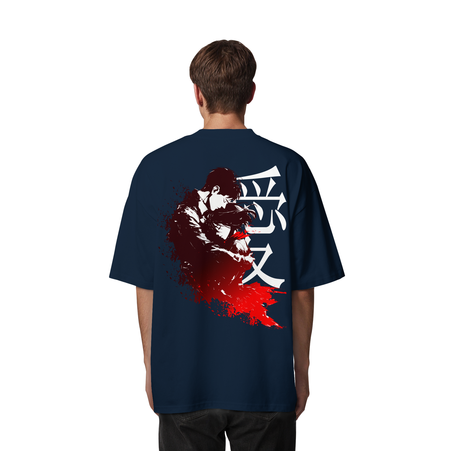 "Bound by Fate" Back Organic Oversized Shirt