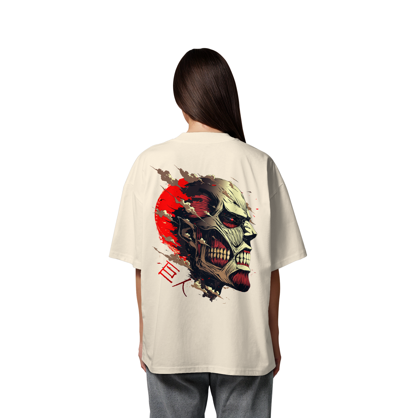 "Titan" Back Organic Oversized Shirt