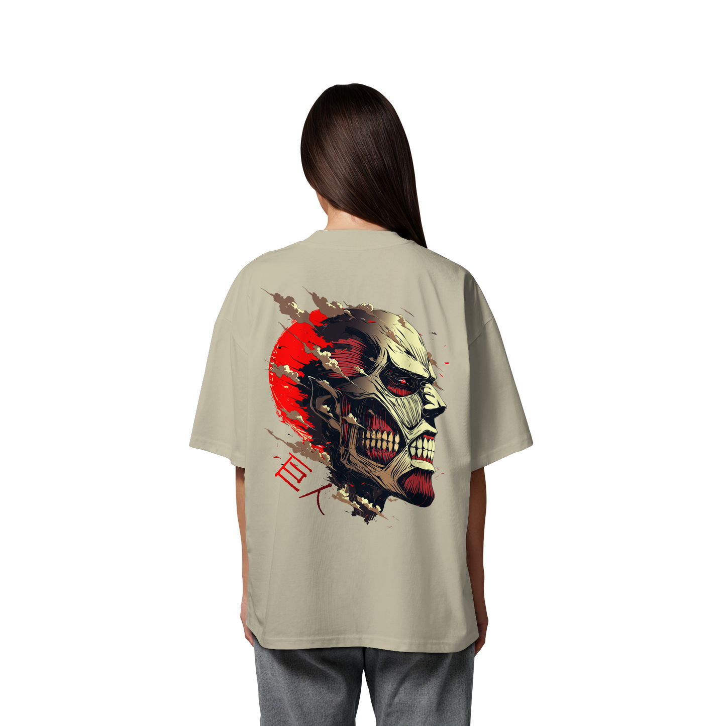 "Titan" Back Organic Oversized Shirt