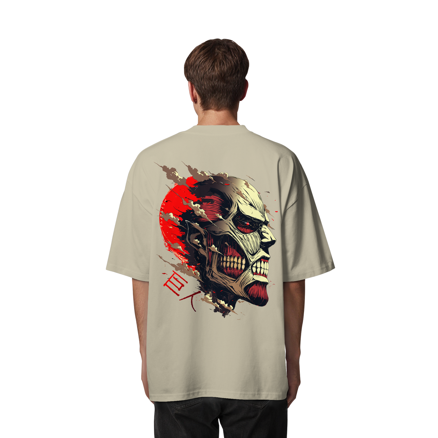 "Titan" Back Organic Oversized Shirt