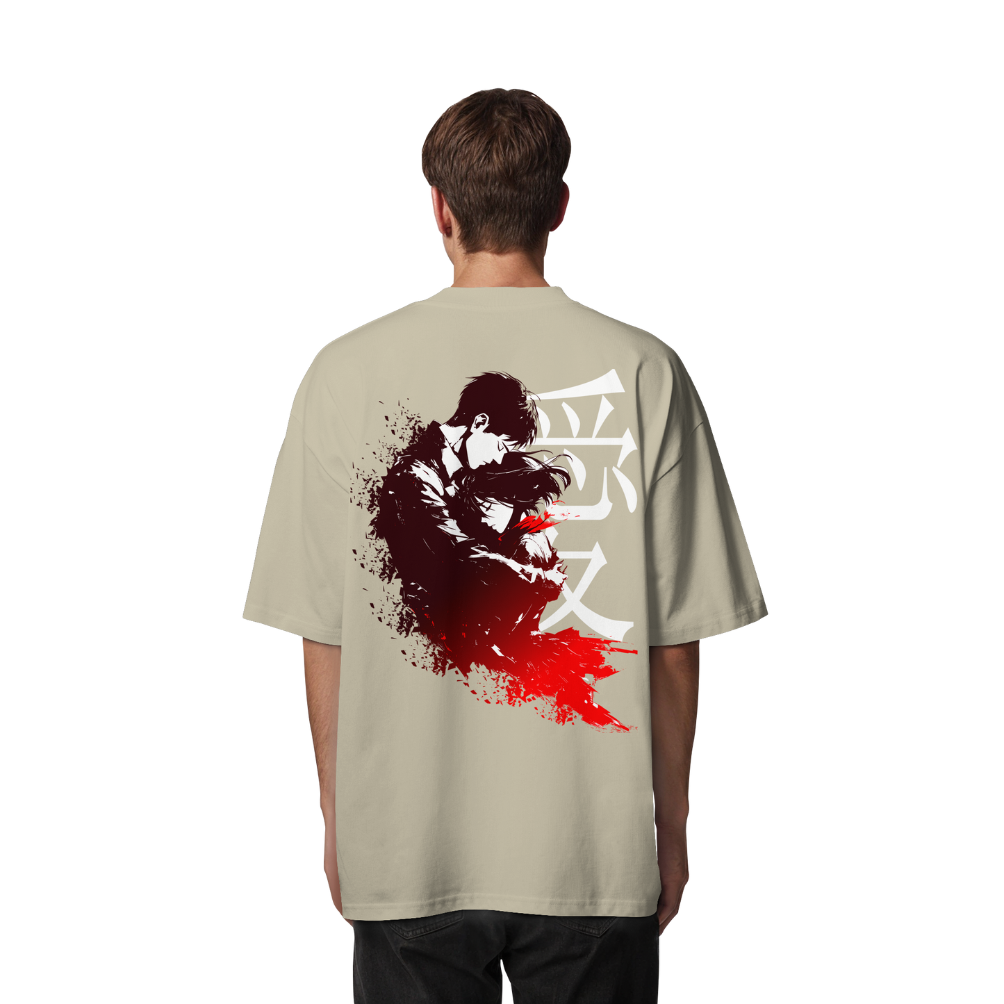 "Bound by Fate" Back Organic Oversized Shirt