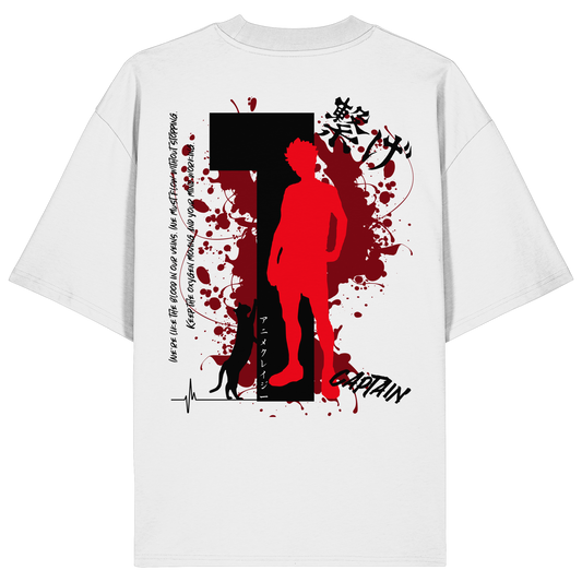 "Captain" Back Organic Oversize Shirt