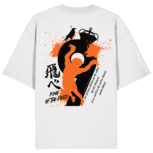 "King Of The Field 2.0" Back Organic Oversize Shirt