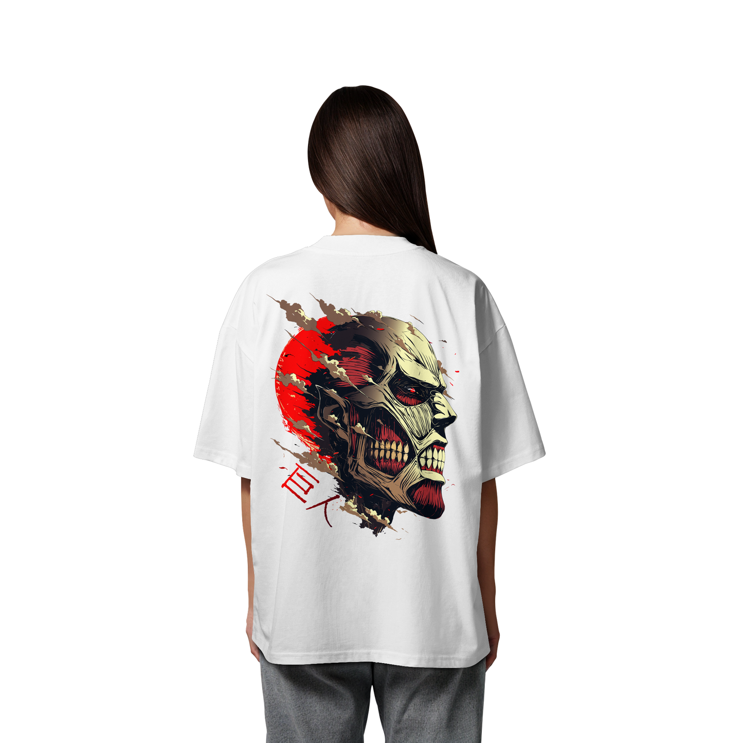 "Titan" Back Organic Oversized Shirt