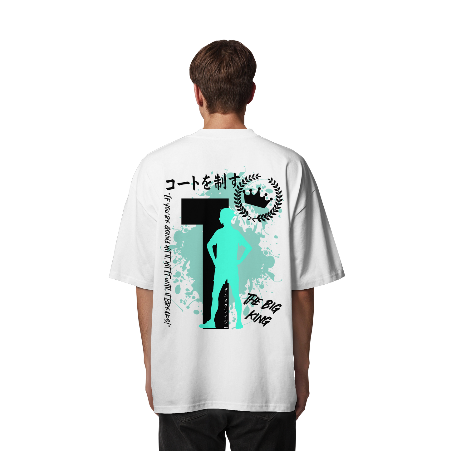 "The Big King" Back Organic Oversize Shirt
