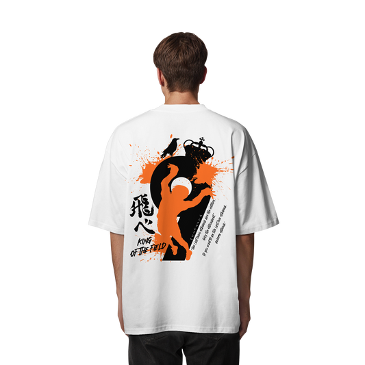 "King Of The Field 2.0" Back Organic Oversize Shirt