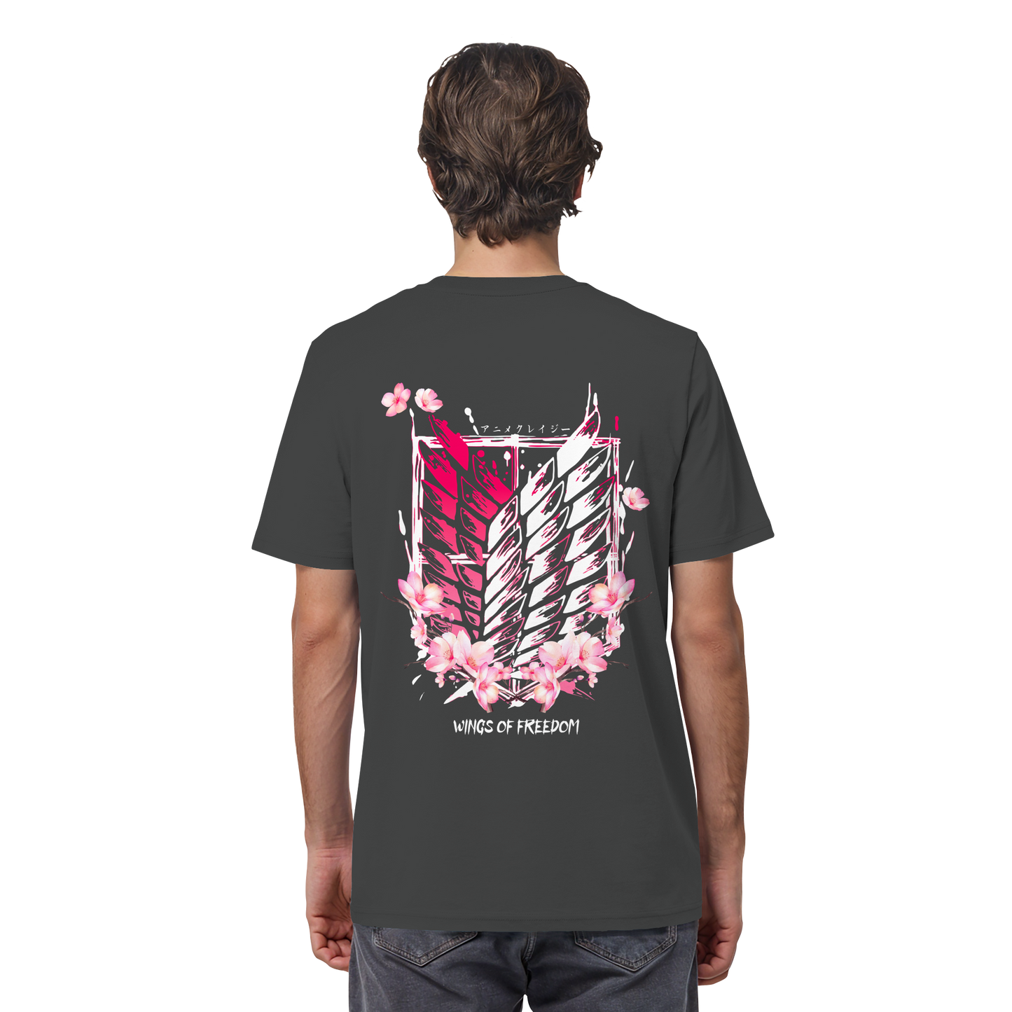 "Petals of Liberation“ Back Organic Regular Shirt