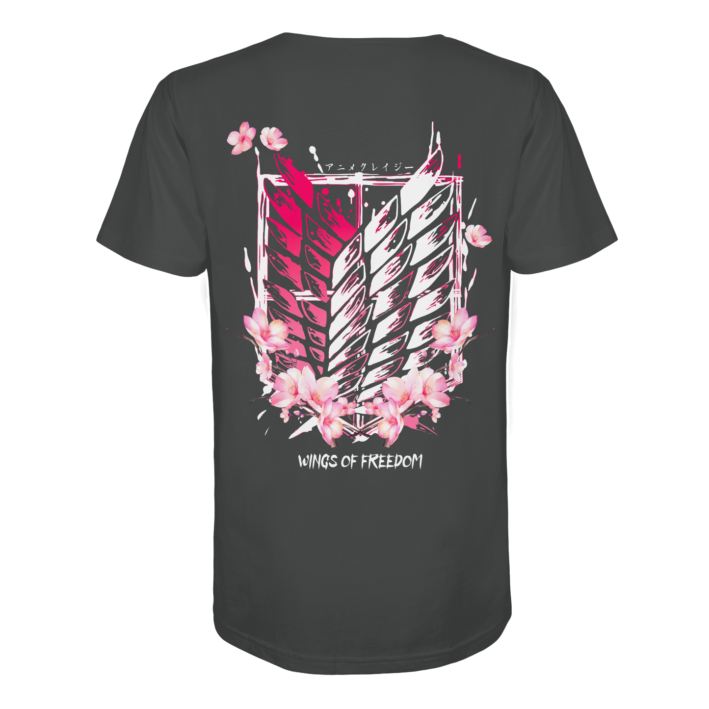 "Petals of Liberation“ Back Organic Regular Shirt