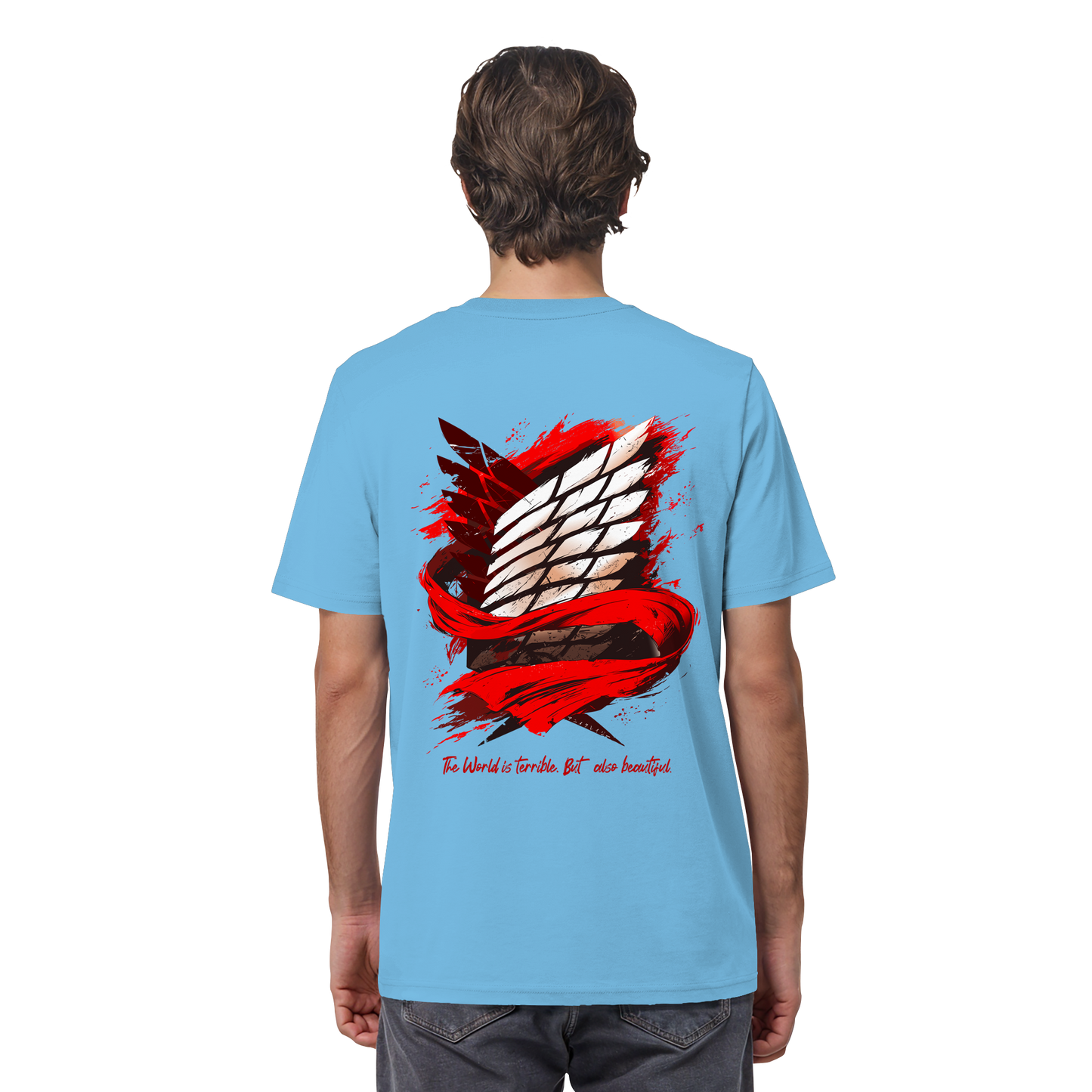 "Verbundenheit" Back Organic Regular Shirt