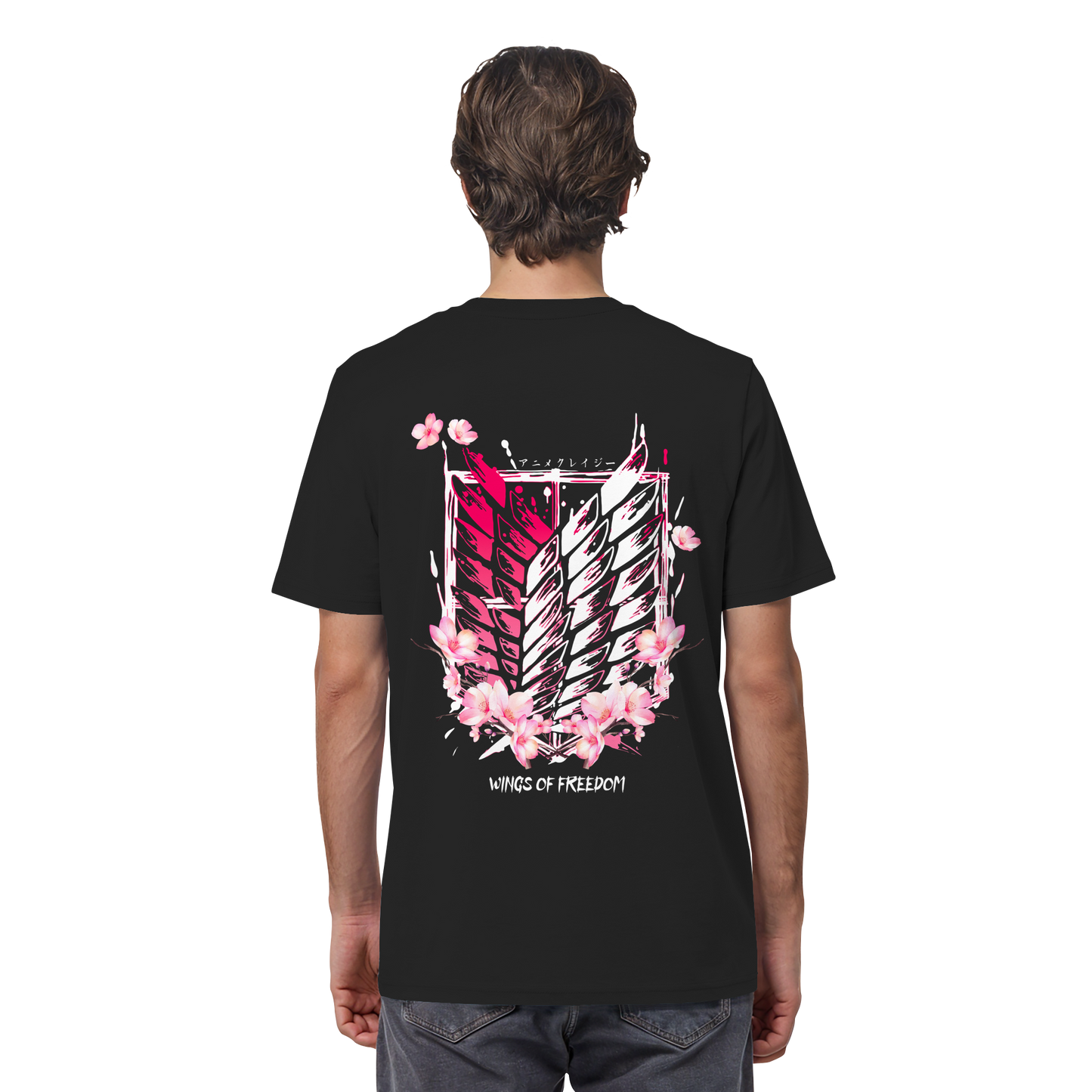 "Petals of Liberation“ Back Organic Regular Shirt