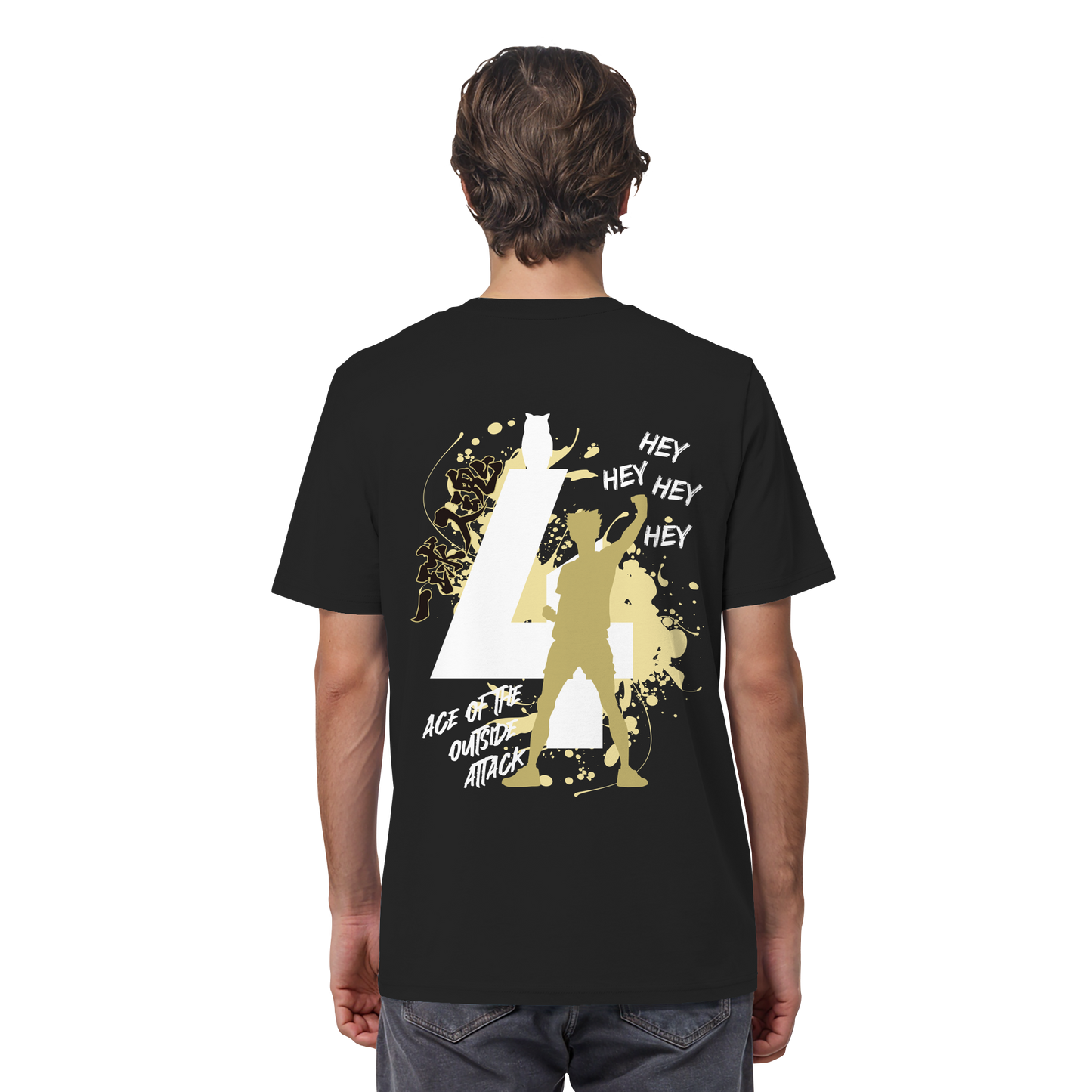 "Ace Of The Outside Attack" Back Organic Shirt