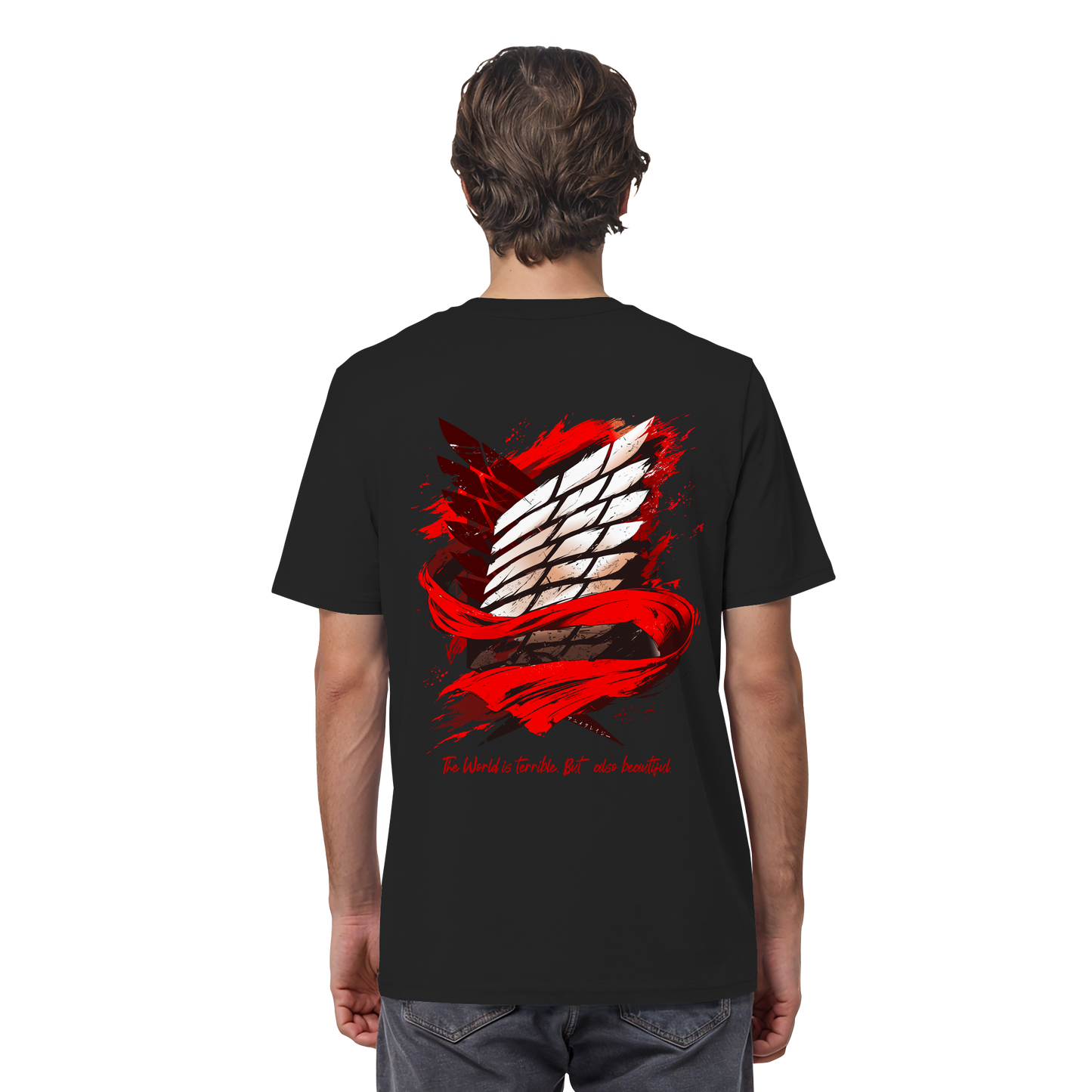 "Verbundenheit" Back Organic Regular Shirt