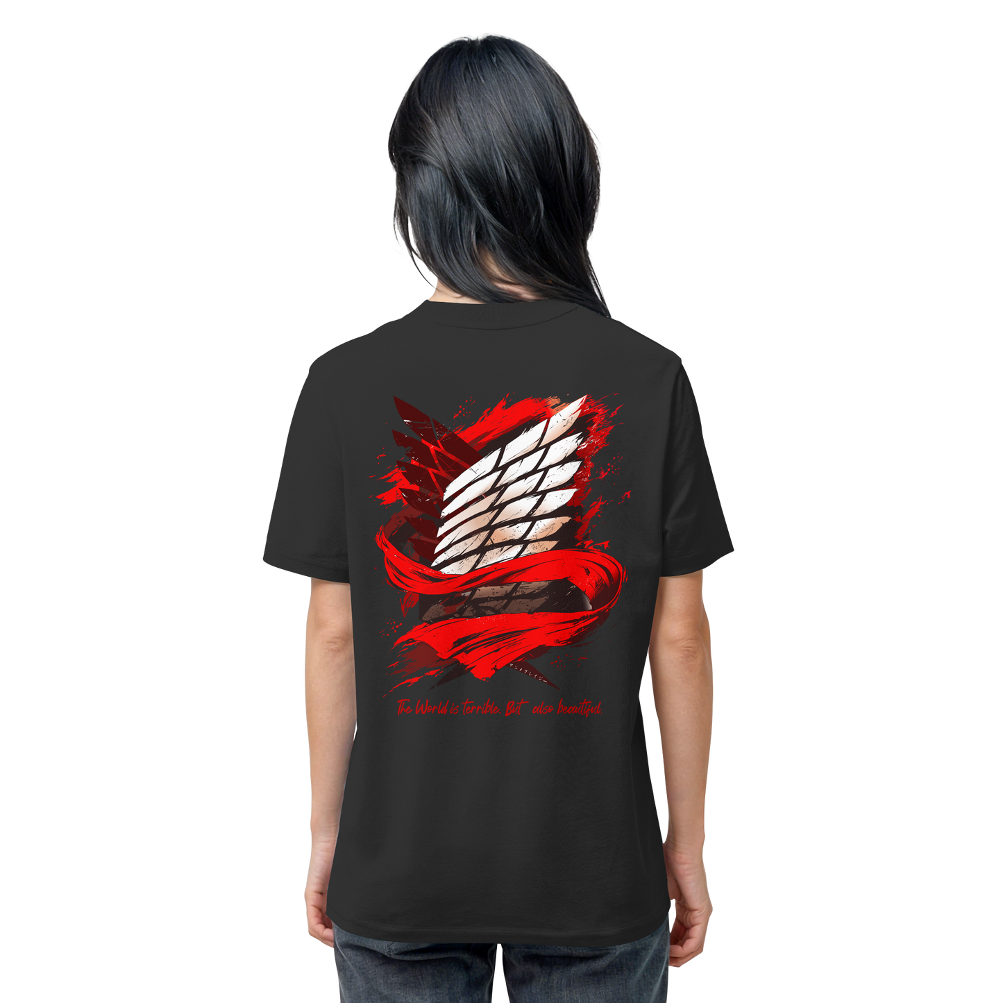 "Verbundenheit" Back Organic Regular Shirt