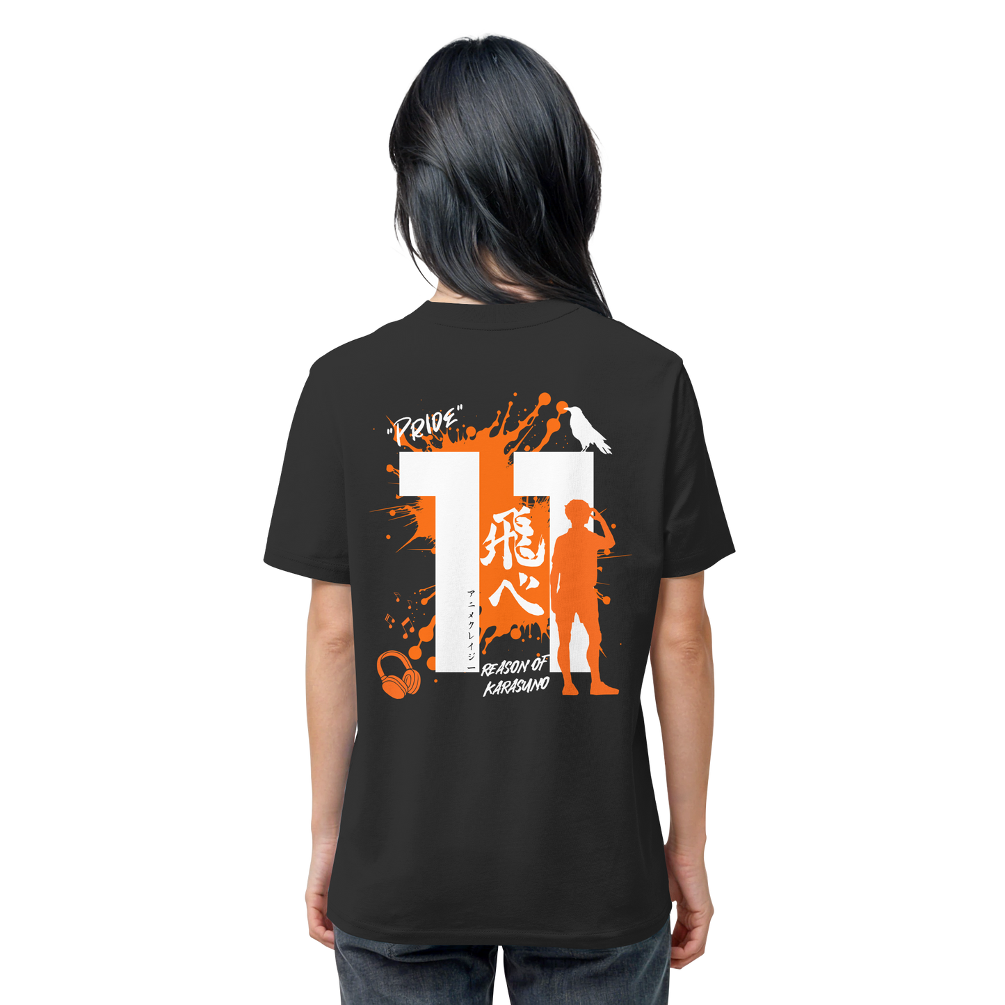 "Pride" Back Black Regular Shirt