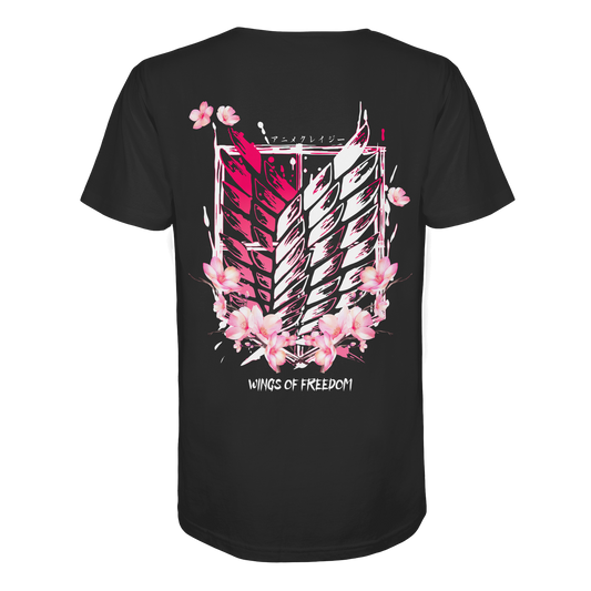 "Petals of Liberation“ Back Organic Regular Shirt