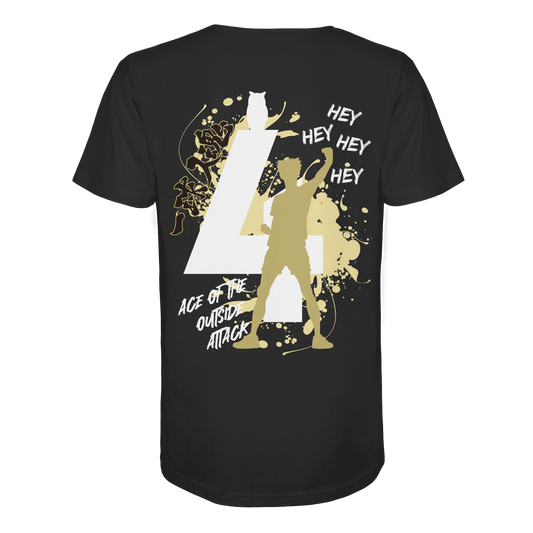 "Ace Of The Outside Attack" Back Organic Shirt