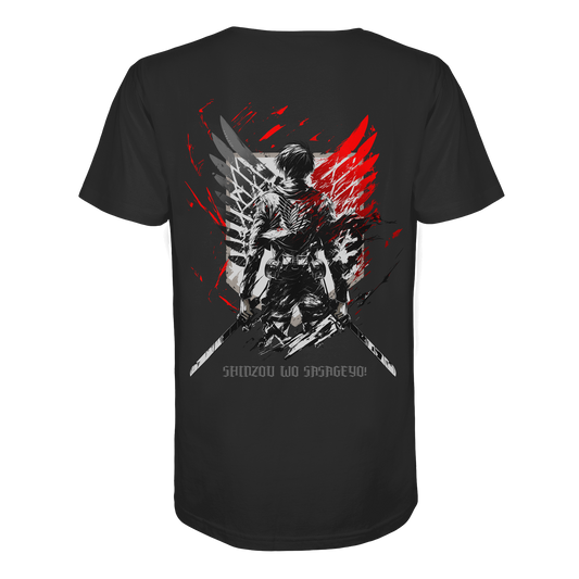 "Wings of Resolve" Back Organic Regular Shirt