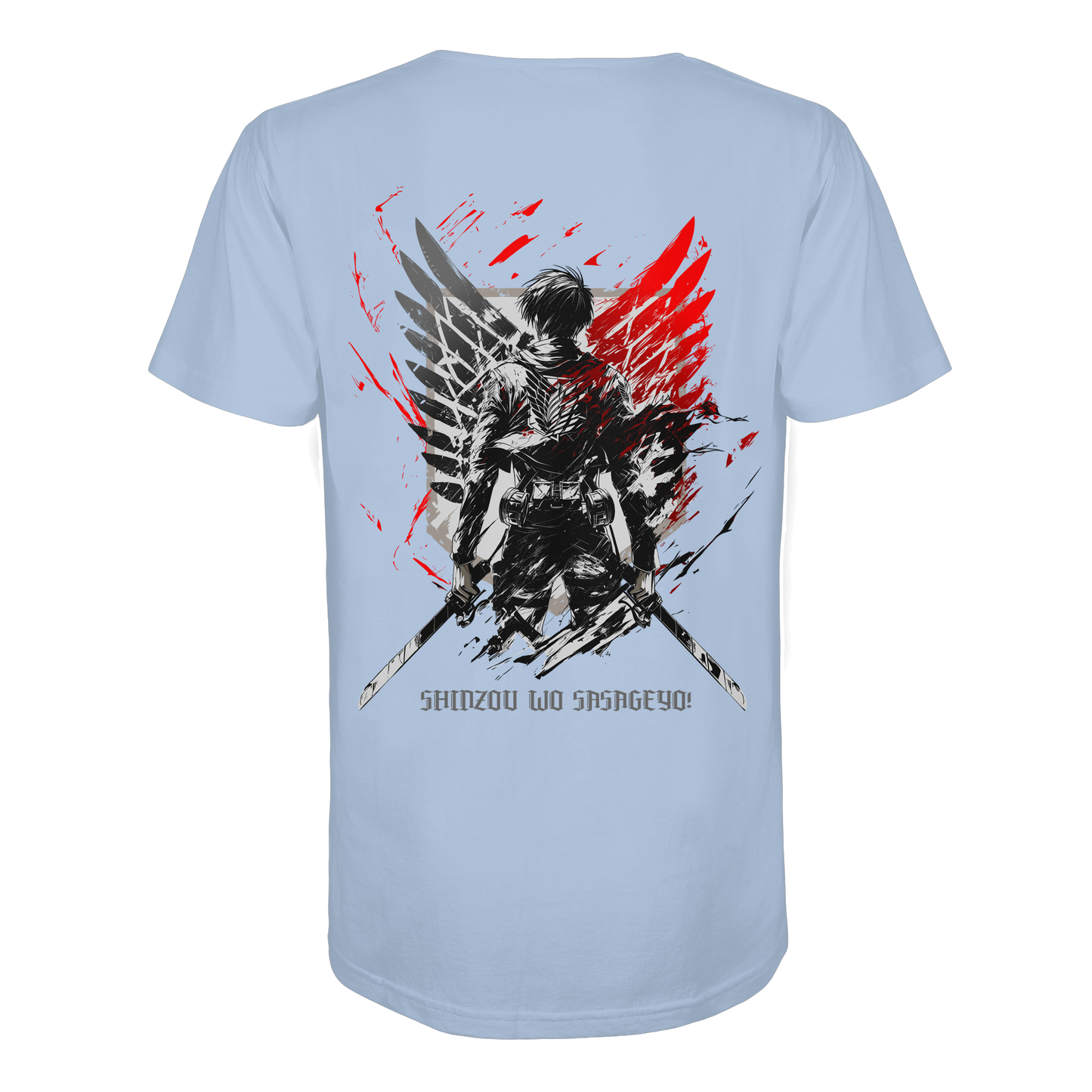"Wings of Resolve" Back Organic Regular Shirt