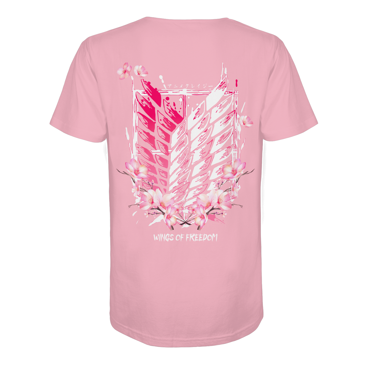"Petals of Liberation“ Back Organic Regular Shirt