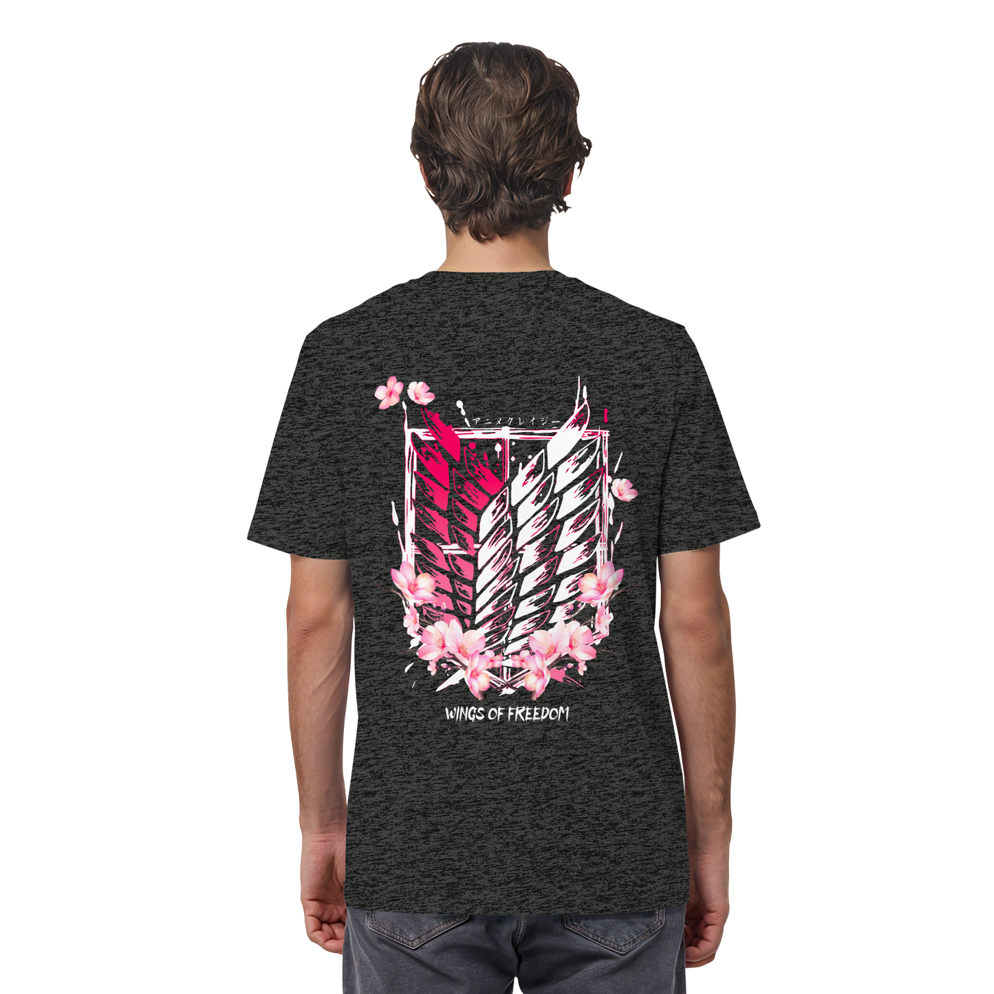 "Petals of Liberation“ Back Organic Regular Shirt