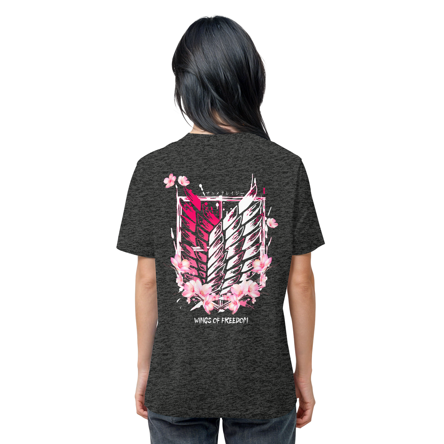 "Petals of Liberation“ Back Organic Regular Shirt