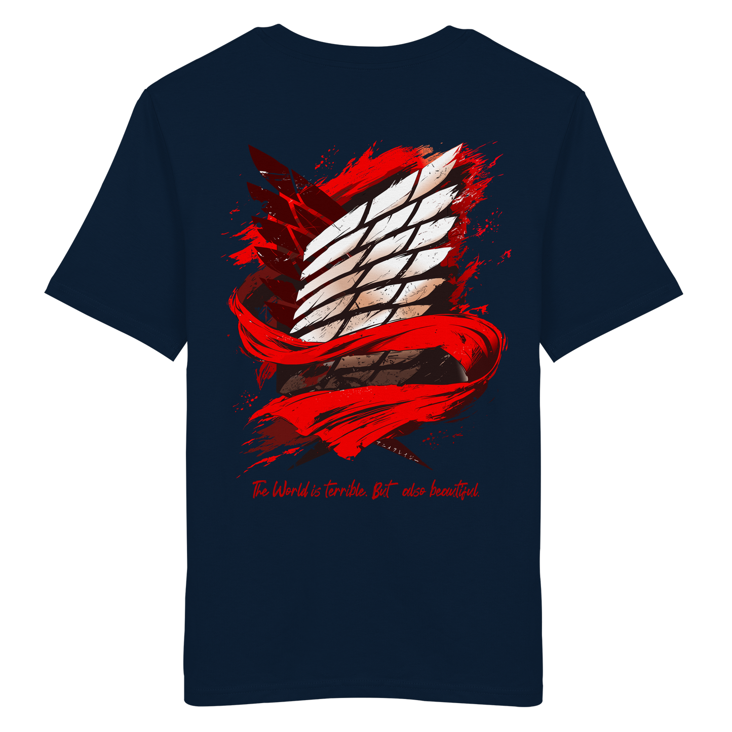 "Verbundenheit" Back Organic Regular Shirt