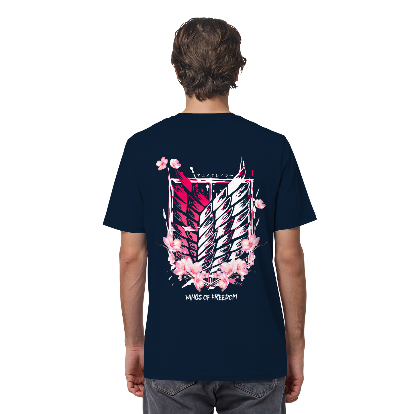 "Petals of Liberation“ Back Organic Regular Shirt