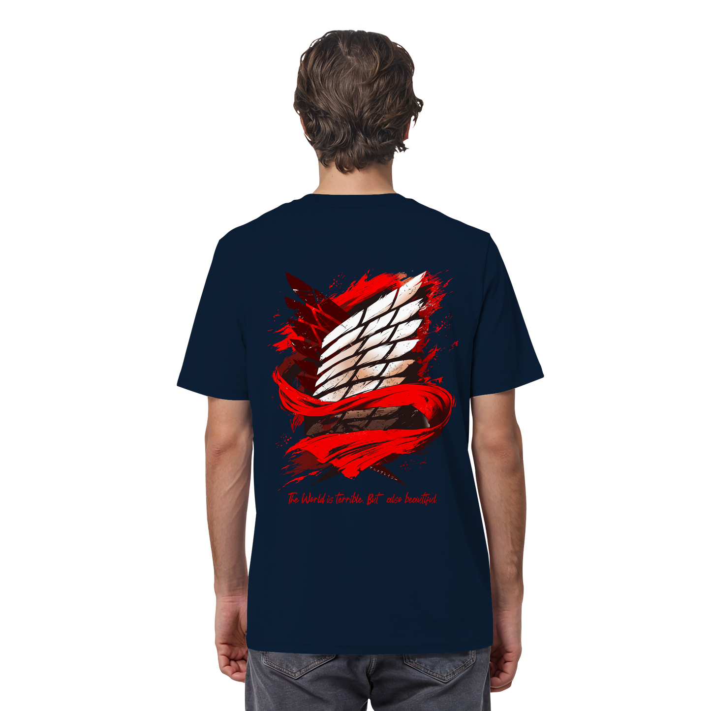 "Verbundenheit" Back Organic Regular Shirt
