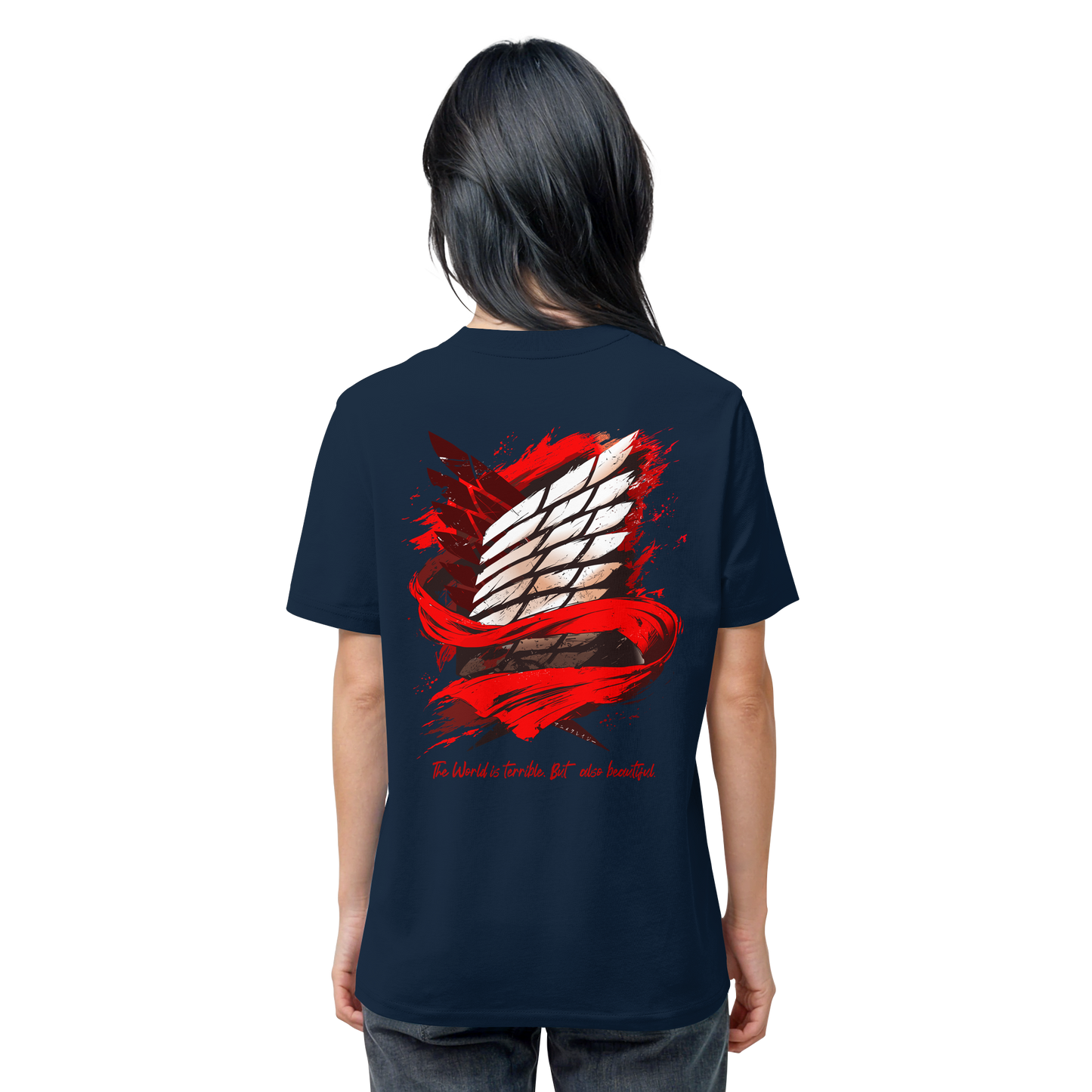 "Verbundenheit" Back Organic Regular Shirt