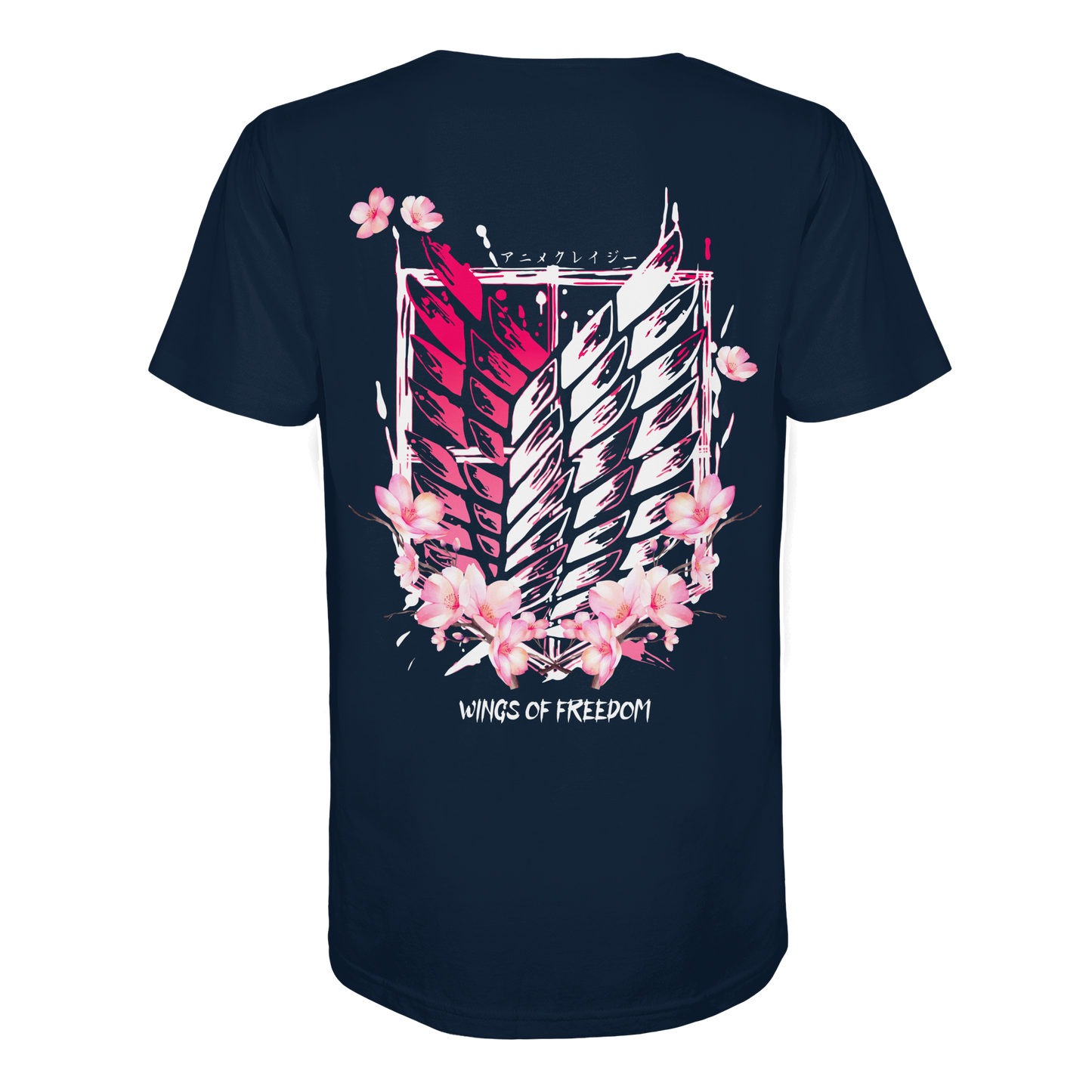 "Petals of Liberation“ Back Organic Regular Shirt