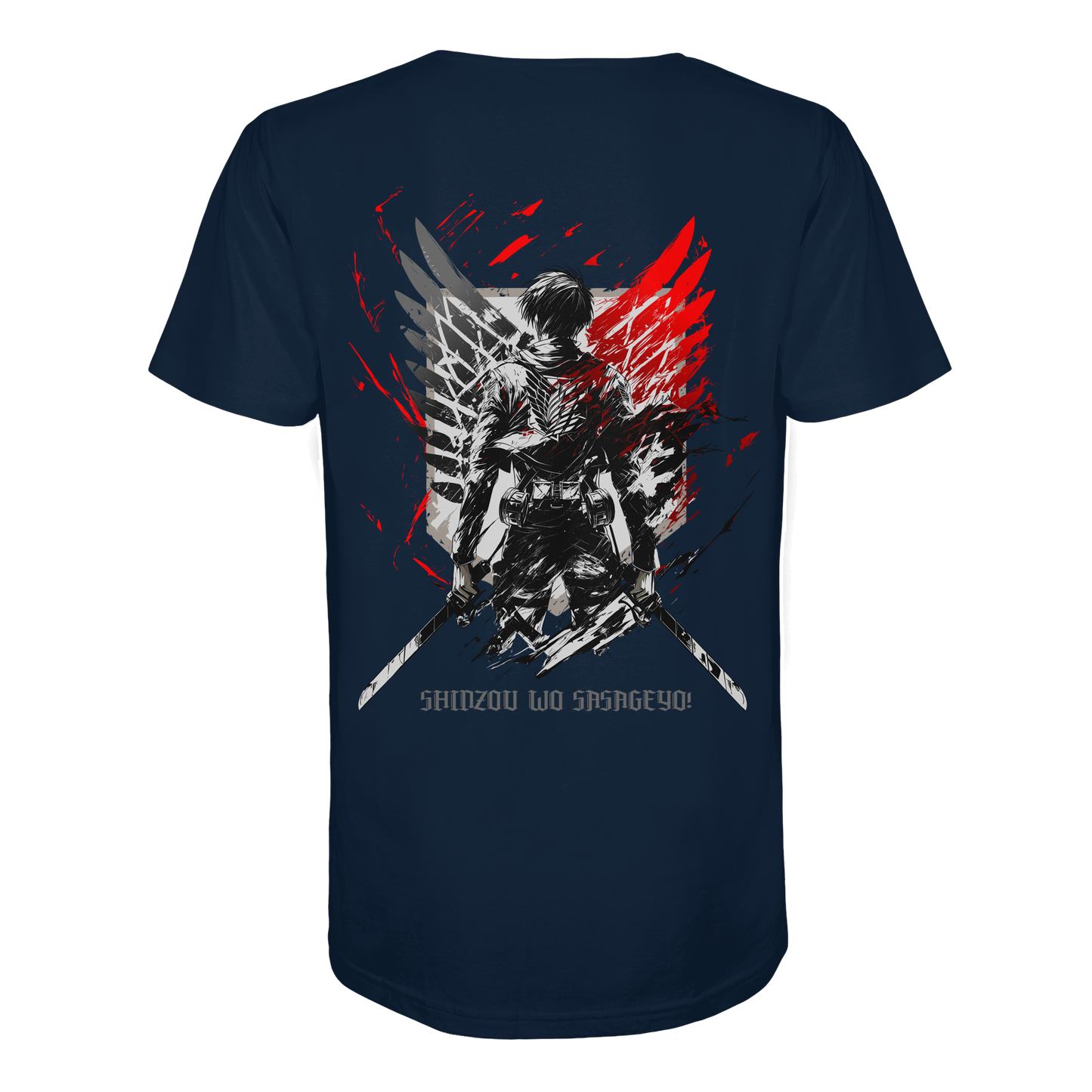 "Wings of Resolve" Back Organic Regular Shirt
