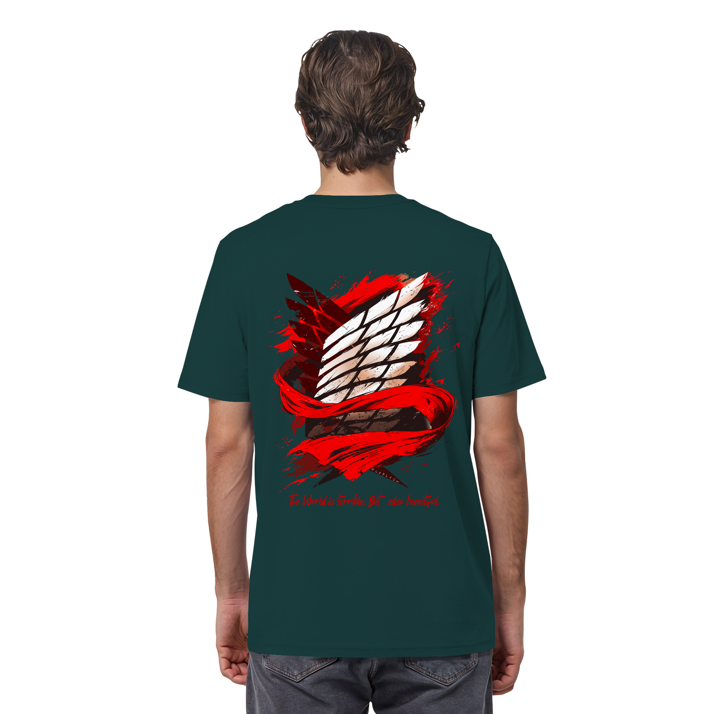 "Verbundenheit" Back Organic Regular Shirt