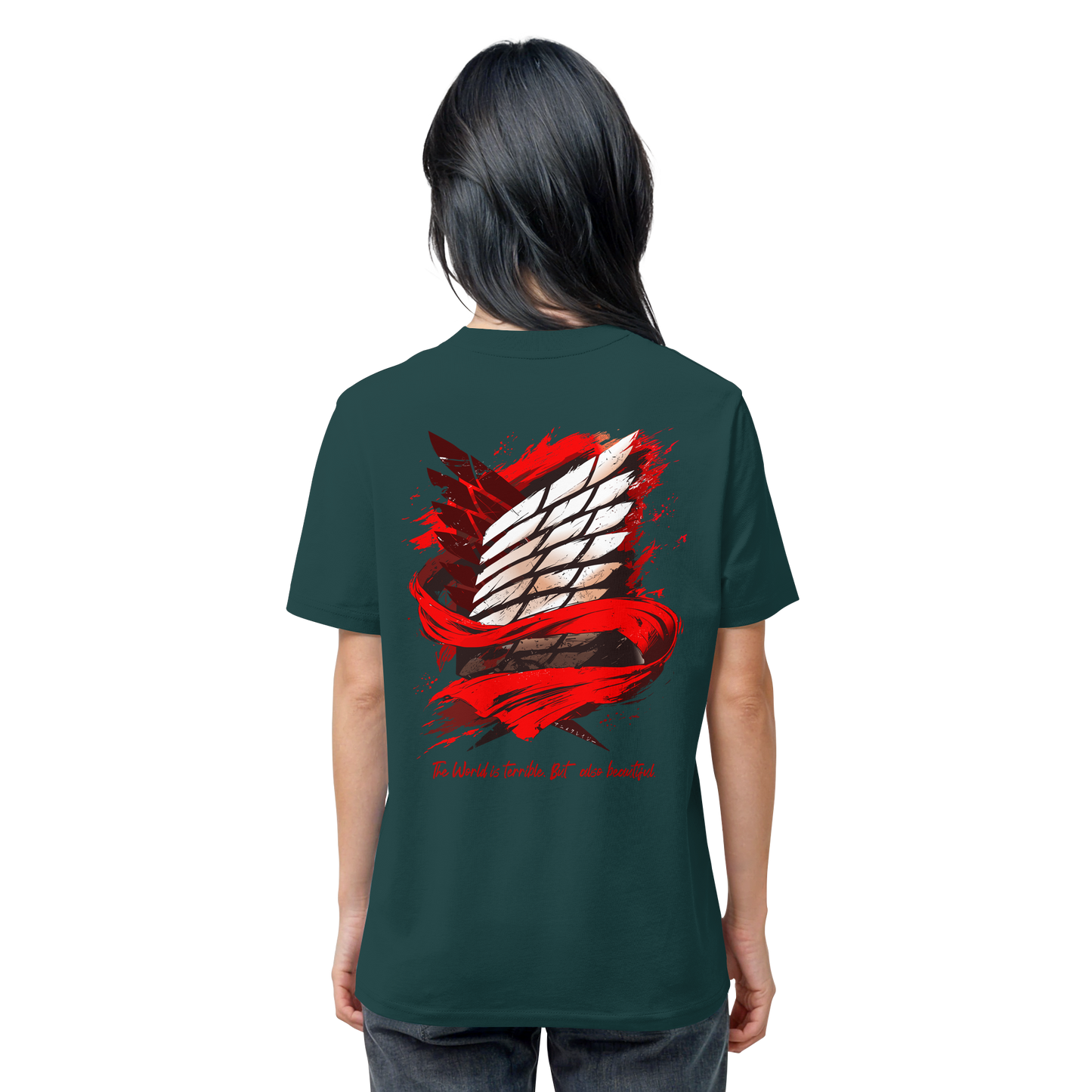 "Verbundenheit" Back Organic Regular Shirt