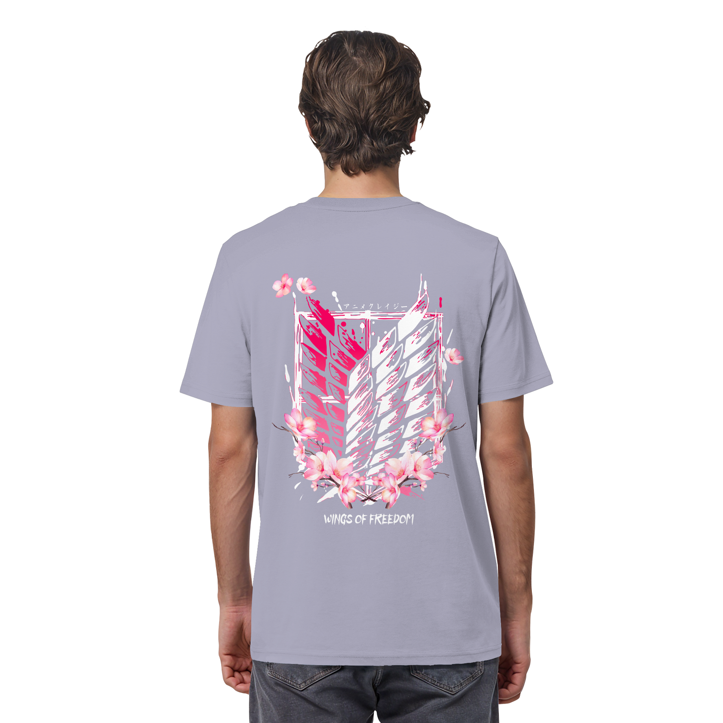"Petals of Liberation“ Back Organic Regular Shirt