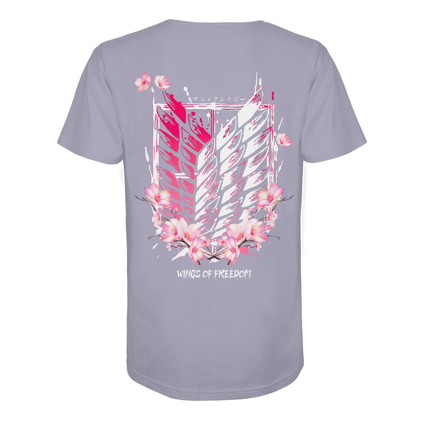 "Petals of Liberation“ Back Organic Regular Shirt