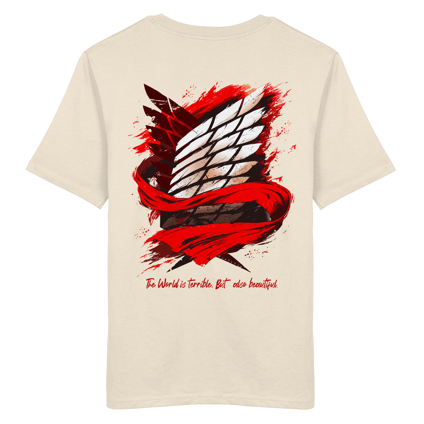 "Verbundenheit" Back Organic Regular Shirt