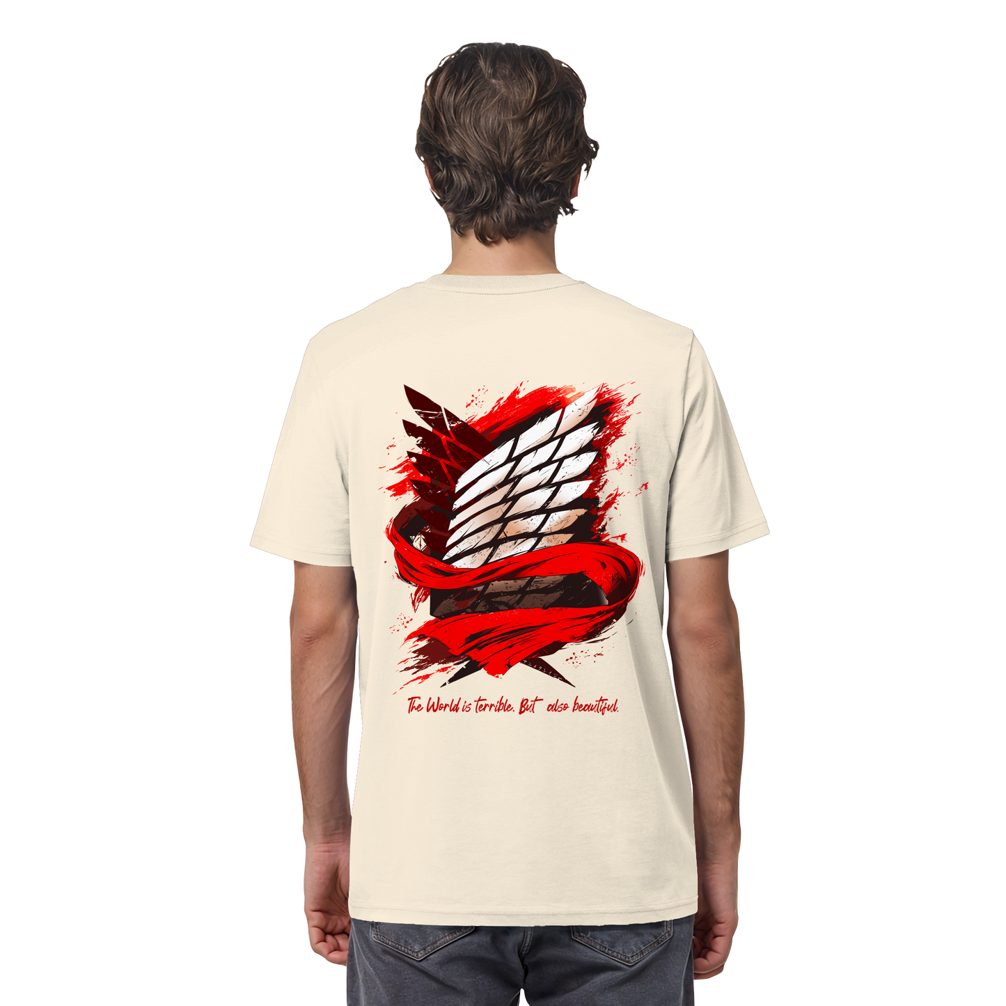 "Verbundenheit" Back Organic Regular Shirt