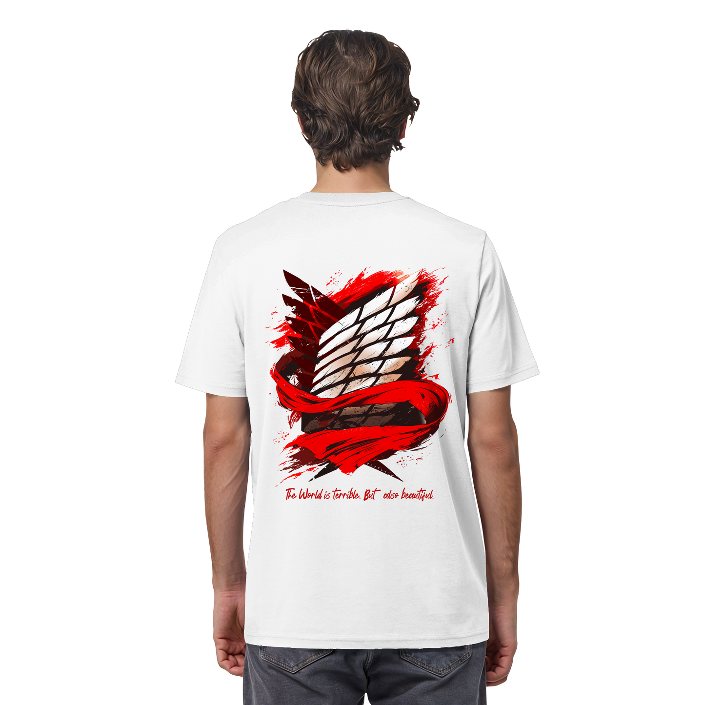 "Verbundenheit" Back Organic Regular Shirt